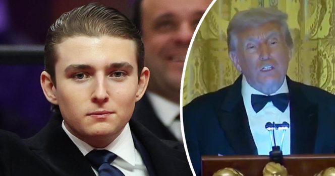 Read more about the article Donald Trump makes surprising comment about his relationship with Barron at White House dinner