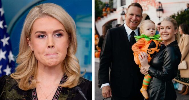 Read more about the article Social media erupts over Karoline Leavitt ‘photoshopping’ her much older husband