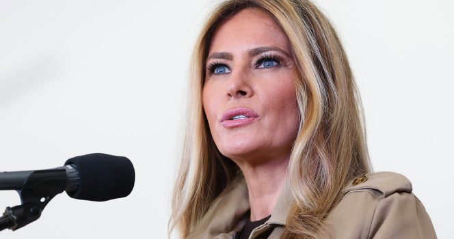 Read more about the article Melania Trump issues terrifying warning in front of military families
