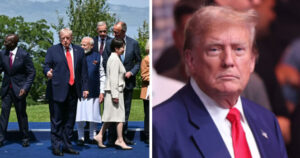Read more about the article Donald Trump sparks hilarious reaction over group photo with world leaders at G7 summit